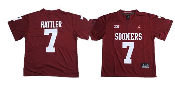 NCAA Nike Oklahoma Sooners #7 Rattler Red Jersey
