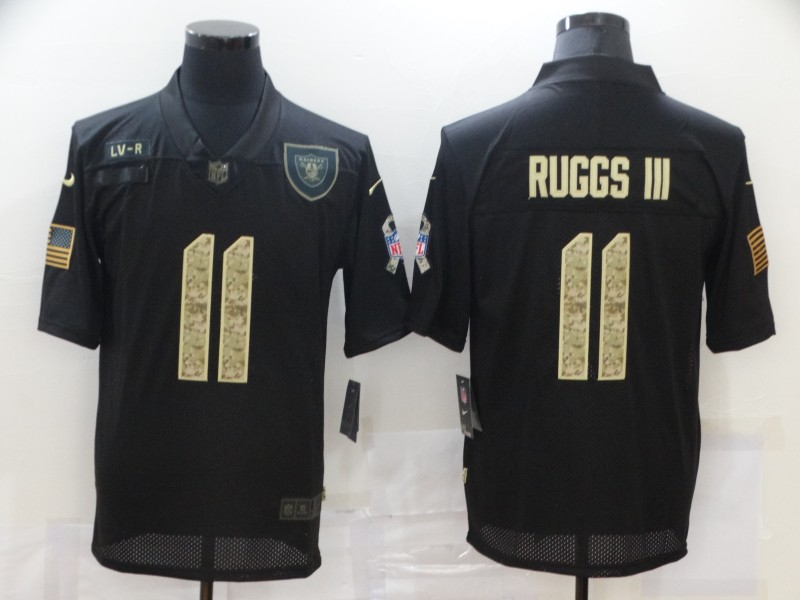 NFL Oakland Raiders #11 Ruggs III Salute to Service Black Jersey