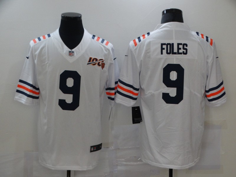NFL Chicago Bears #9 Foles Color Rush Limited Jersey
