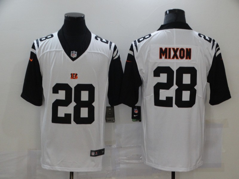 NFL Cincinnati Bengals #28 Mixon Color Rush Limited Jersey