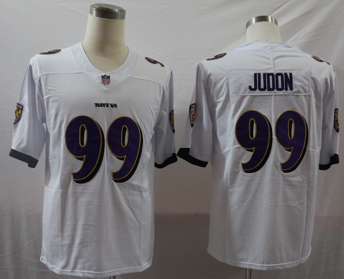 NFL Baltimore Ravens #99 Judon White Vapor Limited Jersey
