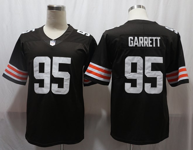 NFL Cleveland Browns #95 Garrett Vapor Limited Brown Jersey