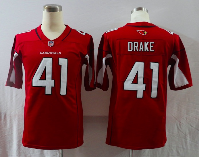 NFL Arizona Cardinals #41 Drake Red Vapor Limited Jersey