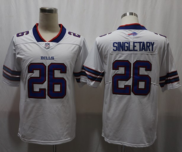 NFL Buffalo Bills #26 Singletary White Vapor Limited Jersey