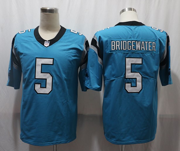 NFL Carolina Panthers #5 Bridgewater Vapor Limited Blue Jersey