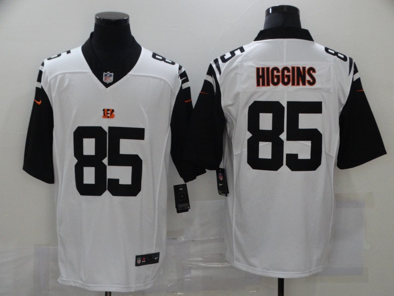 NFL Cincinnati Bengals #85 Higgins White Color Rush Limited Jersey