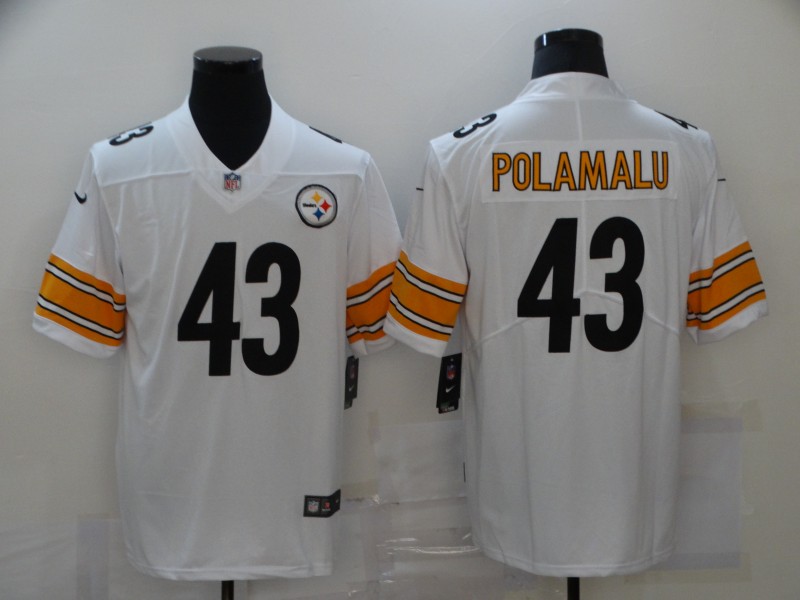 NFL Pittsburgh Steelers #43 Polamalu Vapor Limited Jersey