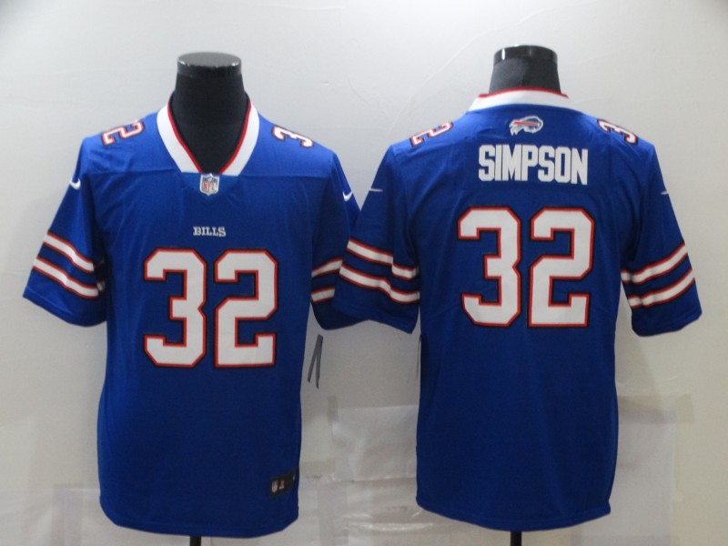 NFL Buffalo Bills #32 Simpson Blue Vapor Limited Jersey