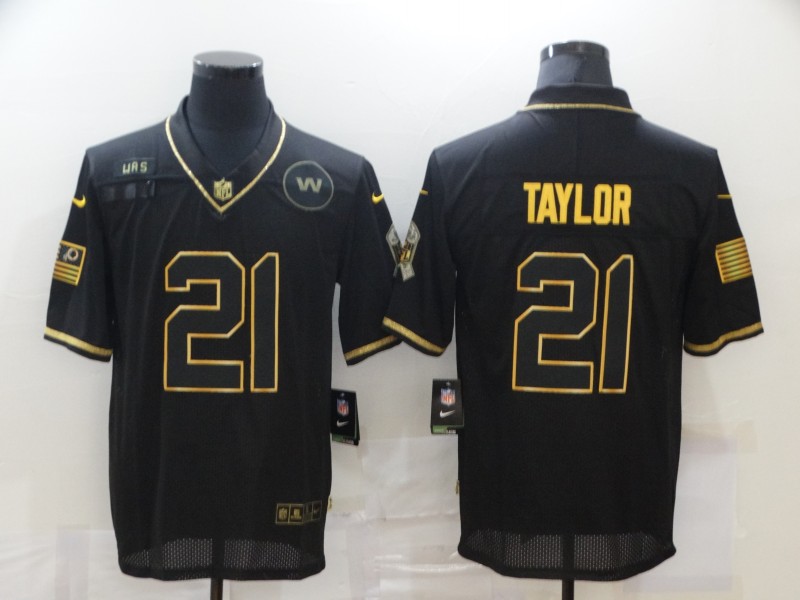 NFL Washington Redskins #21 Taylor Black Salute to Service Jersey