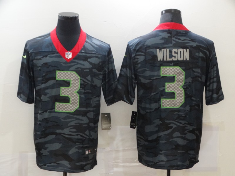 NFL Seattle Seahawks #3 Wilson Camo Limited Jersey
