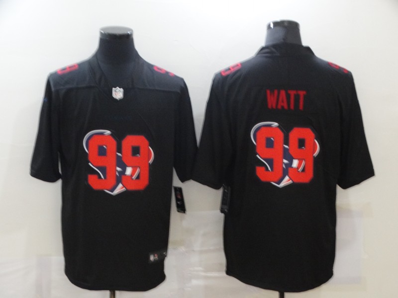 NFLHouston Texans #99 Watt Black Shadow Jersey