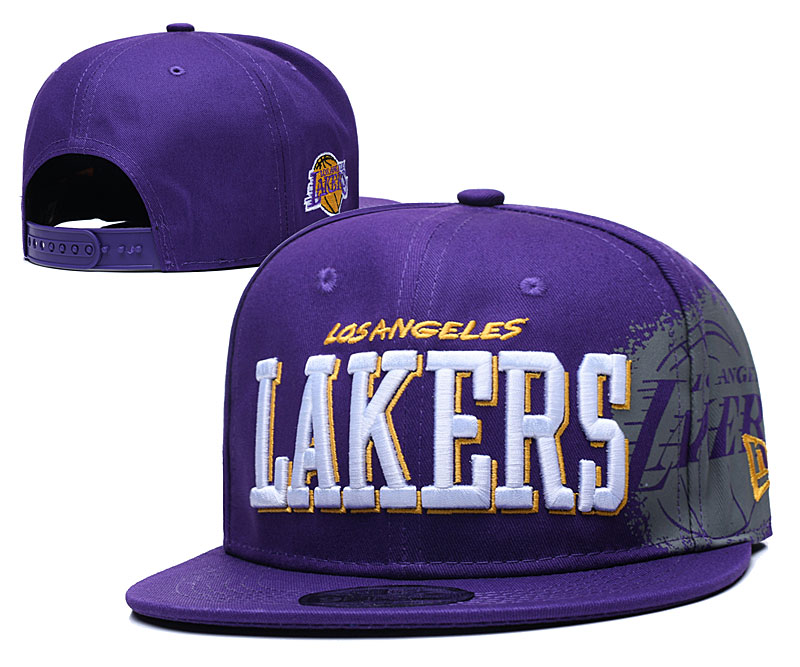 NBA Los Angeles Lakers Snapback Hats--YD