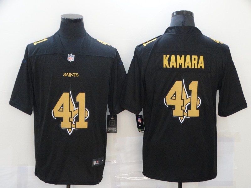 NFL New Orleans Saints #41 Kamara Black Shadow Limited Jersey