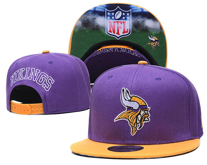 NFL Minnesota Vikings Snapback Hats 4-YD