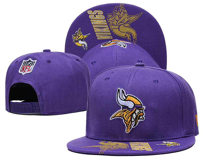 NFL Minnesota Vikings Snapback Hats--GS
