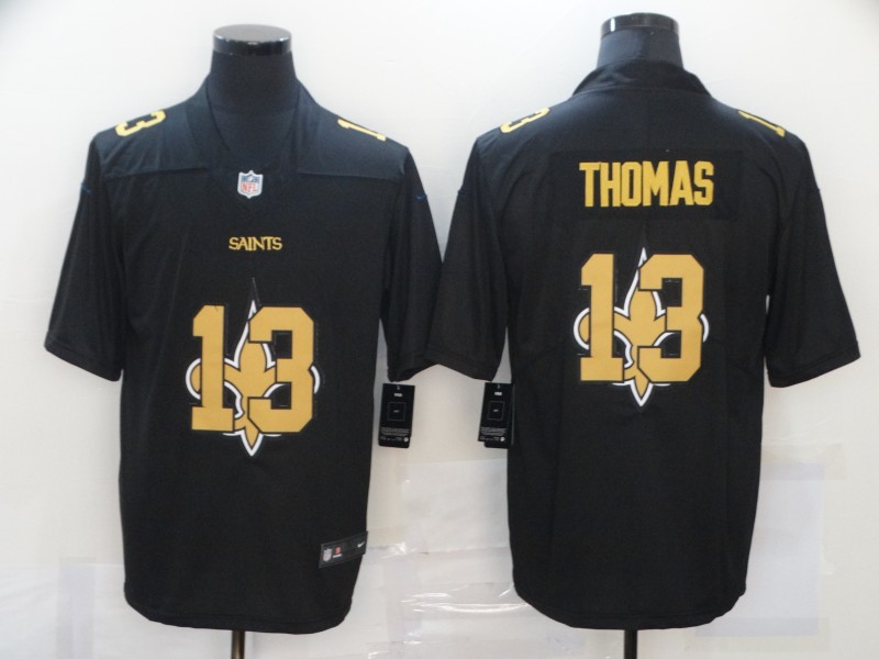 NFL New Orleans Saints #13 Thomas Black Shadow Limited Jersey