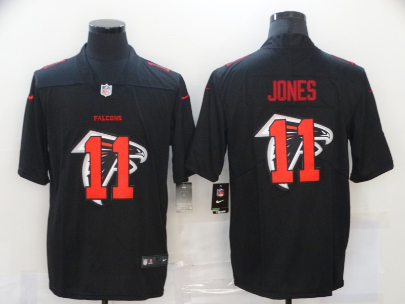 NFL Atlanta Falcons #11 Jones Black Shadow Limited Jersey