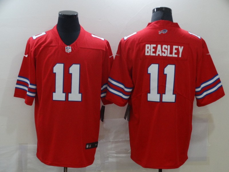 NFL New England Patriots #11 Beasley Vapor Limited Red Jersey