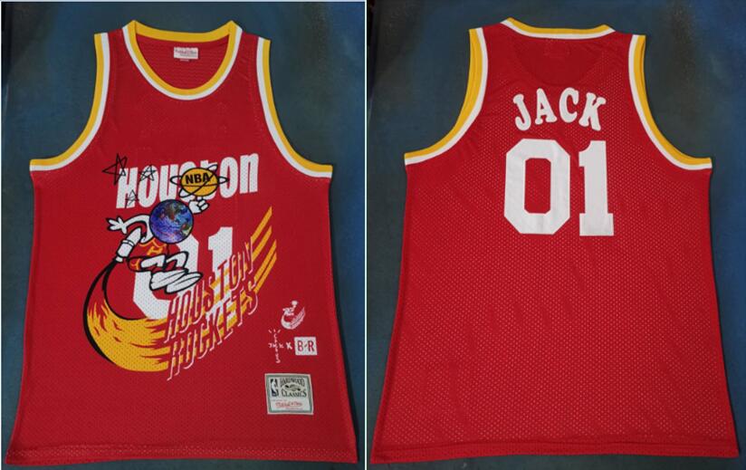 NBA Houston Rockets #01 Jack Red Jrsey