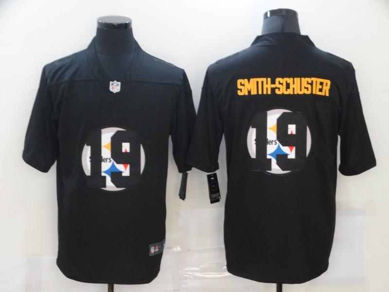 NFL Pittsburgh Steelers #19 Smith-Schuster Black Shadow Jersey