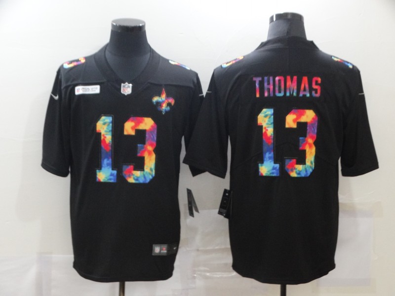 NFL New Orleans Saints #13 Thomas Rainbow Limited Jersey