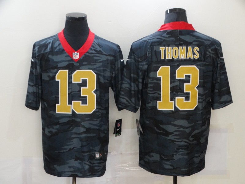 NFL New Orleans Saints #13 Thomas Camo Jersey