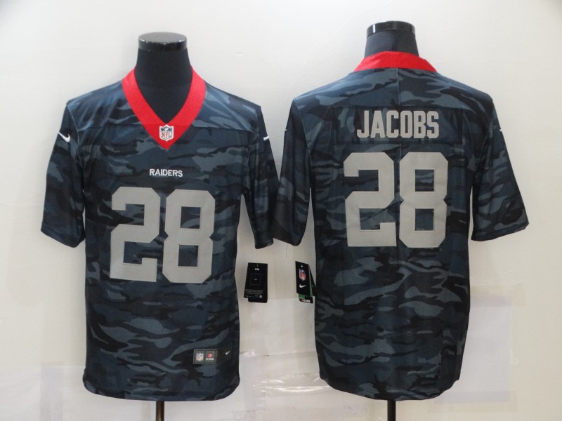 NFL Oakland Raiders #28 Jacobs Camo Limited Jersey