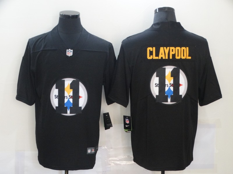 NFL Pittsburgh Steelers #11 Claypool Black Shadow limited Jersey