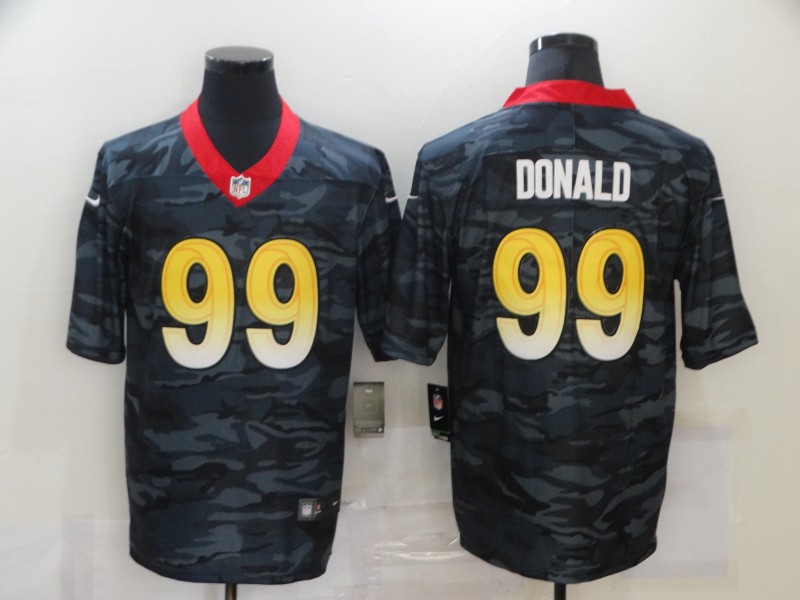 NFL Los Angeles Rams #99 Dolnad Camo Limited Jersey