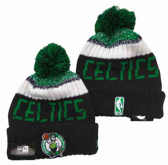 NBA Boston Celtics Black Beanie--YD