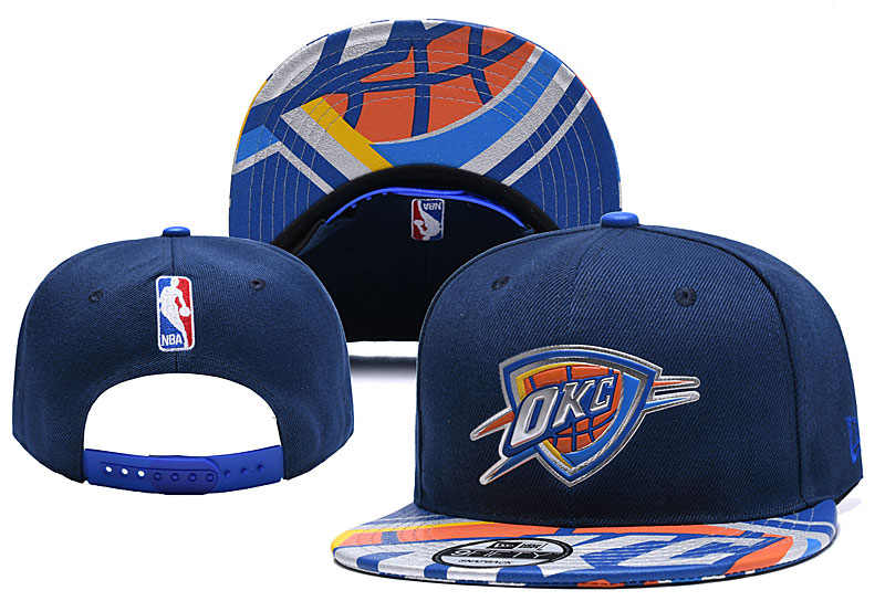 NBA Oklahoma City Thunder Snapback Hats--YD