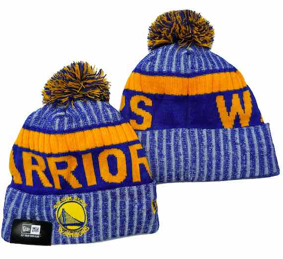 NBA Golden State Warriors Blue color Beanie--YD