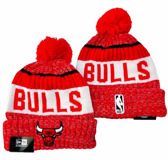 NBA Chicago Bulls Red Beanie--YD