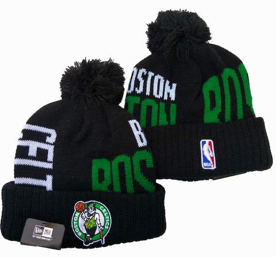 NBA Boston Celtics Black Color  Beanie--YD