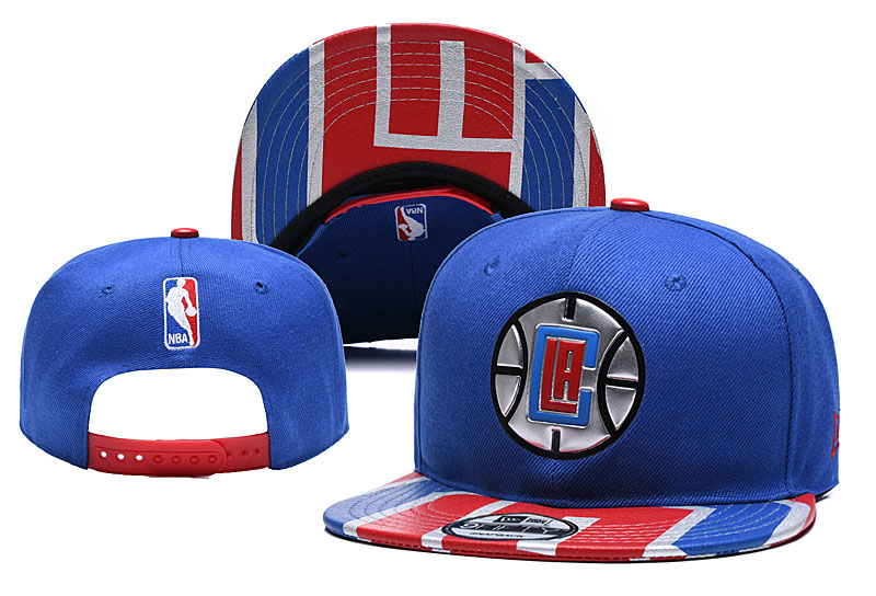 NBA Los Angeles Clippers Blue Snapback Hats--YD