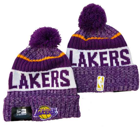 NBA Los Angeles Lakers Purple Beanie---YD