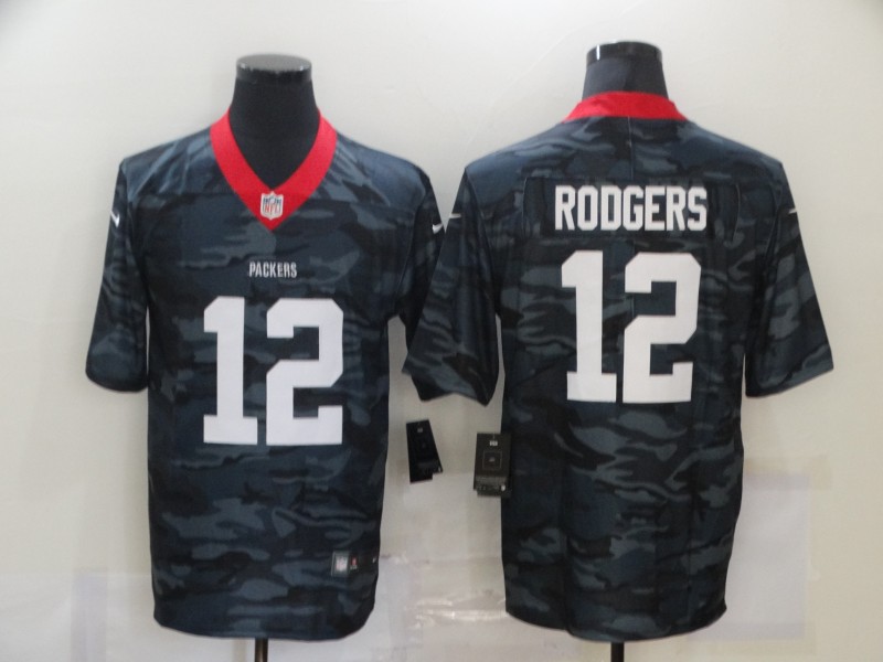 NFL Green Bay Packers #12 Rodgers Camo Limited Jersey