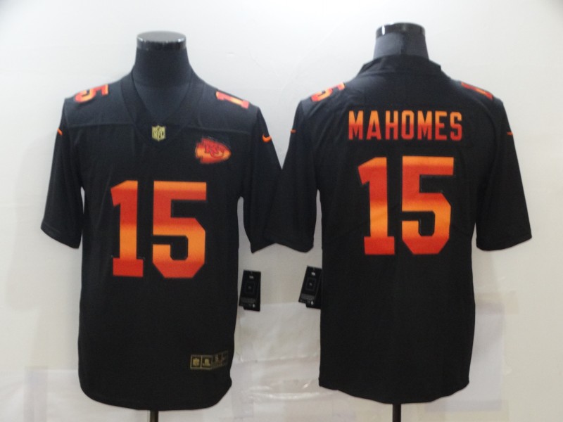 NFL Kansas City Chiefs #15 Mahomes Black Limited Jersey