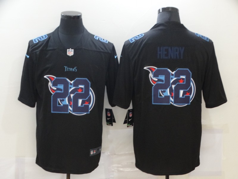 NFL Tennessee Titans #28 Henry Black Shadow Limited Jersey