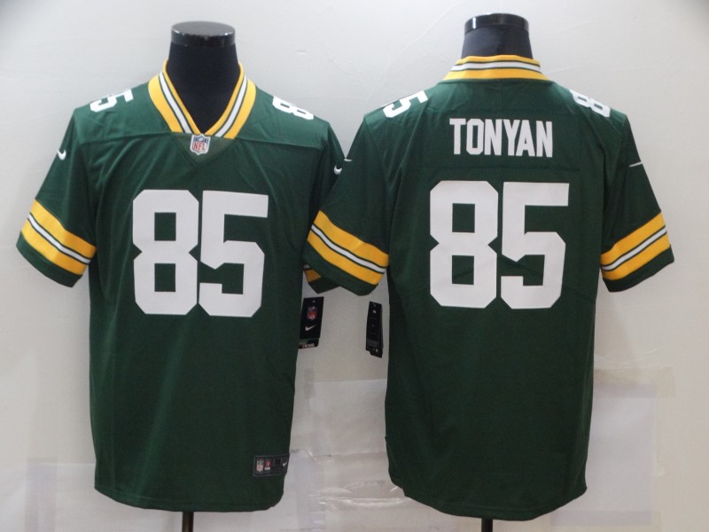NFL Green Bay Packers #85 Tonyan Green Vapor Limited Jersey