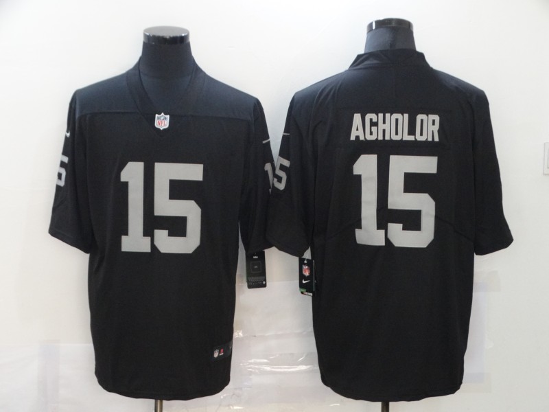 NFL Oakland Raiders #15 Agholor Black Vapor Limited Jersey