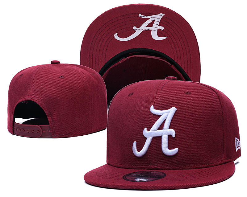 NCAA Alabama Crimson Tide Snapback Hats--GS