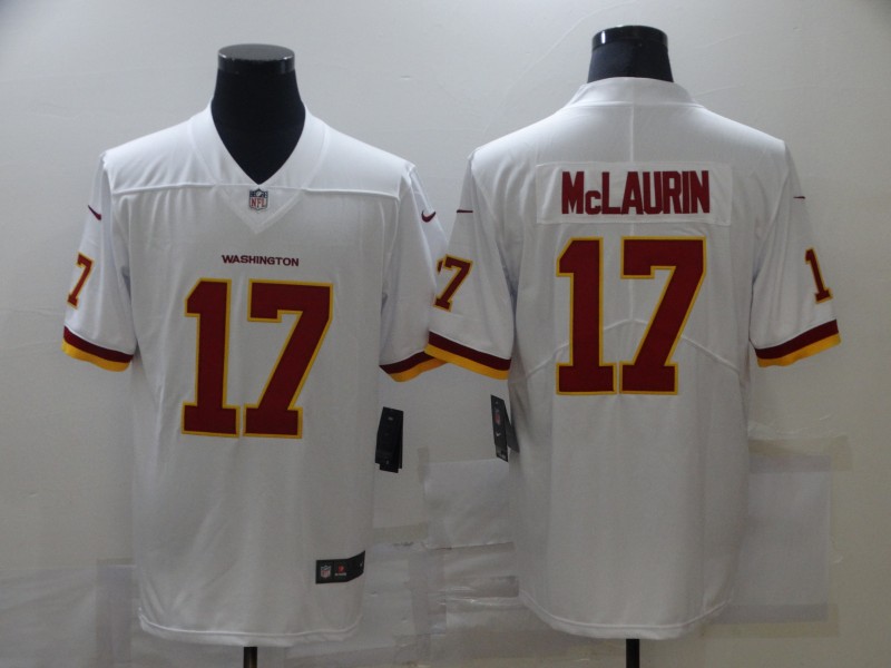 NFL Washington Redskins #17 McLaurin White Vapor Limited Jersey