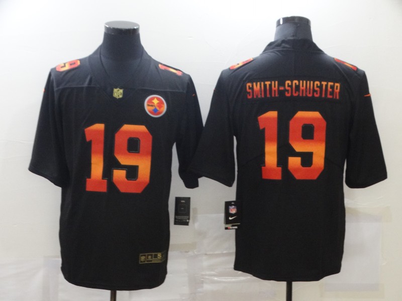 NFL Pittsburgh Steelers #19 Smith-Schuster Black Colored Jersey