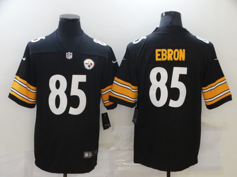 NFL Pittsburgh Steelers #85 Ebron Black Vapor Limited Jersey