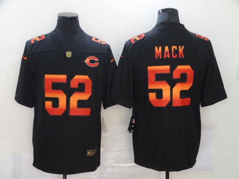 NFL Oakland Raiders #52 Mack Black Colored Jersey