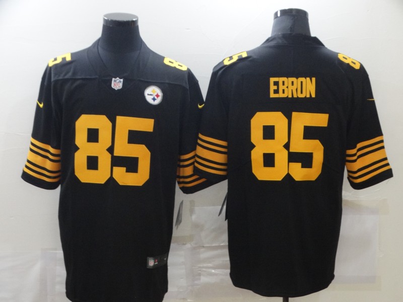 NFL Pittsburgh Steelers #85 Ebron Black Color Rush Limited Jersey