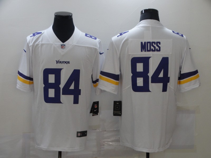 NFL Minnesota Vikings #84 Moss White Vapor Limited Jersey