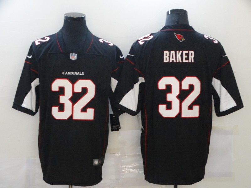 NFL Arizona Cardinals #32 Baker Black Vapor Limited Jersey