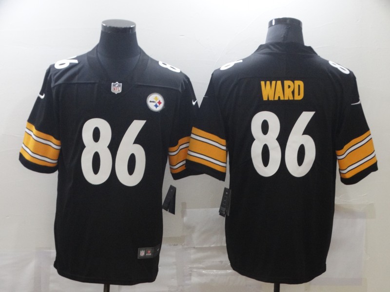 NFL Pittsburgh Steelers #86 Ward Black Vapor Limited Jersey